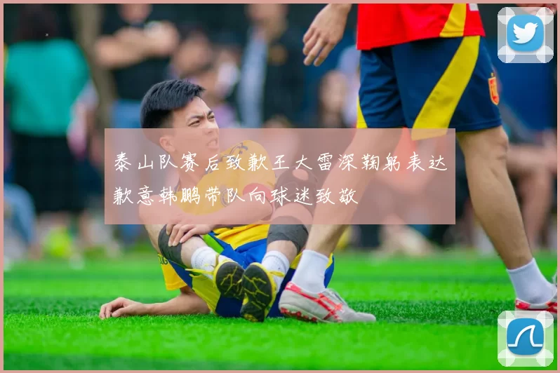 泰山队赛后致歉王大雷深鞠躬表达歉意韩鹏带队向球迷致敬